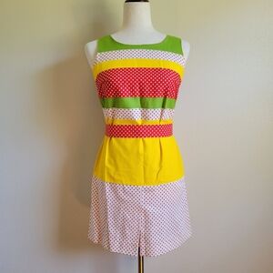 Roberta Lynn | 60s Multicolor Stripes & Polka Dots Vintage Romper